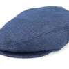 Kids-CTH Ericson Kids Carl Jr. Herringbone Blue Ear Flap -
