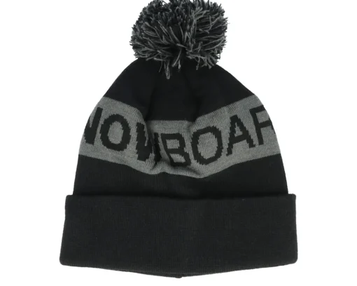 Kids-DC Kids Chester Beanie Black Pom -