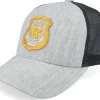 Trucker-Kiddo Cap Kids 3d Police Badge Junior Heather Grey/Black Trucker -