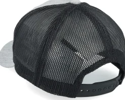 Trucker-Kiddo Cap Kids 3d Police Badge Junior Heather Grey/Black Trucker -