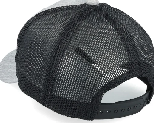 Trucker-Kiddo Cap Kids 3d Police Badge Junior Heather Grey/Black Trucker -