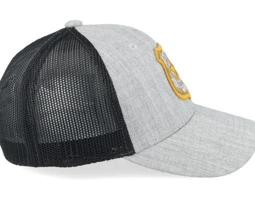 Trucker-Kiddo Cap Kids 3d Police Badge Junior Heather Grey/Black Trucker -