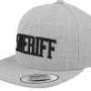 Snapback-Kiddo Cap Kids 3D Sheriff Heather Grey Snapback -