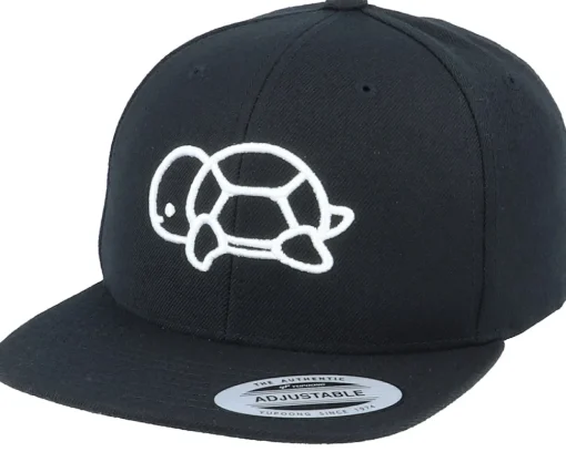 Fashion Kiddo Cap Kids 3D Turtle Black Snapback -