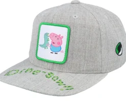 Snapback-Peppa Pig Kids Dine-saw George Patch Heather Grey Snapback -