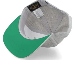 Snapback-Kiddo Cap Kids Dino Gold Patch Heather Grey Snapback -