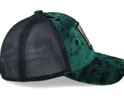 Kids-Calza Pennello Kids Dino Gold Patch Velvet Green/Black Trucker -