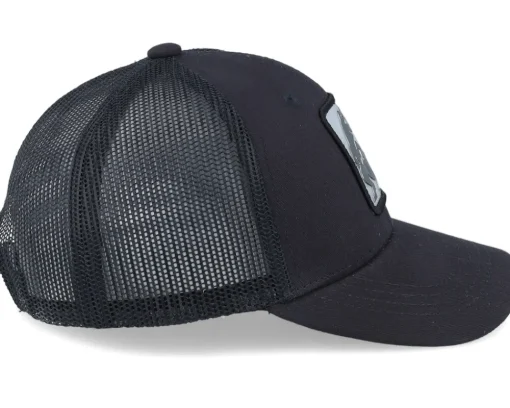 Trucker-Kiddo Cap Kids Dino Silver Patch Black Trucker -