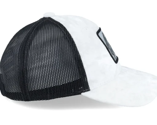 Trucker-Calza Pennello Kids Dino Silver Patch Velvet White/Black Trucker -