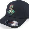 Flexfit-Ho-Ho-Hats Kids Dino T-rex Santa Black Flexfit - Kiddo Cap