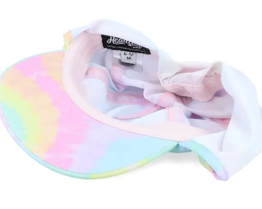 Fashion Headster Kids Dip N' Dive Tie Dye Pink Rosy Cheeks Swim Cap -