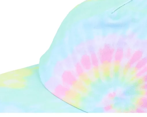 Fashion Headster Kids Dip N' Dive Tie Dye Pink Rosy Cheeks Swim Cap -