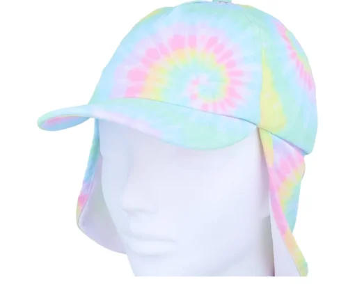 Fashion Headster Kids Dip N' Dive Tie Dye Pink Rosy Cheeks Swim Cap -
