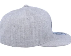 Snapback-Kiddo Cap Kids Disco Snail Heather Grey Snapback -