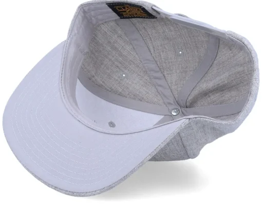 Snapback-Kiddo Cap Kids Disco Snail Heather Grey Snapback -