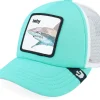 Kids-Goorin Bros. Kids Do Do Doodoo Doodoo Teal A-Frame Trucker -