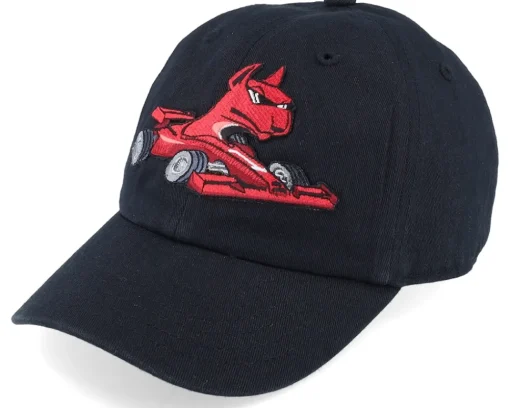 Kids-Kiddo Cap Kids Dog Formula 1 Black Toddler Dad Cap -