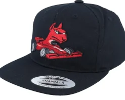 Snapback | Kids-Kiddo Cap Kids Dog Formula 1 Toddler Snapback - Black