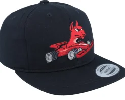 Snapback | Kids-Kiddo Cap Kids Dog Formula 1 Toddler Snapback - Black