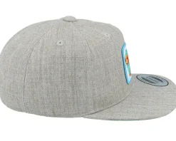 Best Kiddo Cap Kids Dog With Dino Costume Heather Grey Snapback -