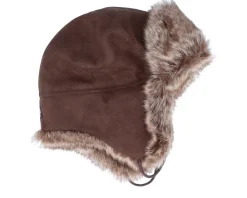 Trapper-CTH Ericson Kids Esbjorn Sr. Faux Suede Brown Trapper -