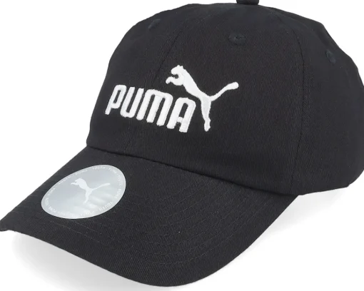 Kids-Puma Kids Essential Cap Jr Black Dad Cap -