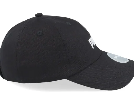 Kids-Puma Kids Essential Cap Jr Black Dad Cap -