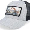 Trucker | Kids-Kiddo Cap Kids Excavator Patch Heather /Black Trucker - Grey