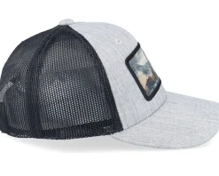 Trucker | Kids-Kiddo Cap Kids Excavator Patch Heather /Black Trucker - Grey