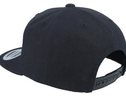 Snapback | Kids-Kiddo Cap Kids Fire Truck Engraved Black Snapback -