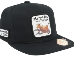 Snapback-Mamma Mu & Kråkan Kids Flyger Toddler Black Snapback -