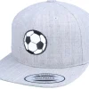Discount Forza Kids Football Applique Heather Grey Snapback -