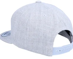 Snapback-Forza Kids Football Applique Heather Grey Snapback -