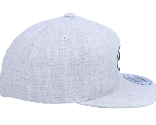 Discount Forza Kids Football Applique Heather Grey Snapback -