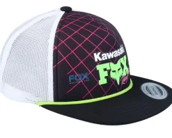 Kids-Fox Kids X Kawasaki Black/White Trucker Snapback -
