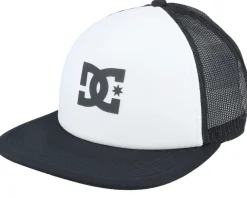 Fashion DC Kids Gas Station White/Black Trucker - Black, White