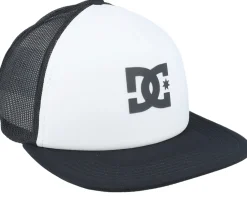 Fashion DC Kids Gas Station White/Black Trucker - Black, White