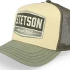 Clearance Stetson Kids Gasoline /Green Trucker - Beige
