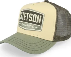 Clearance Stetson Kids Gasoline /Green Trucker - Beige