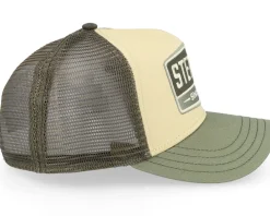 Clearance Stetson Kids Gasoline /Green Trucker - Beige