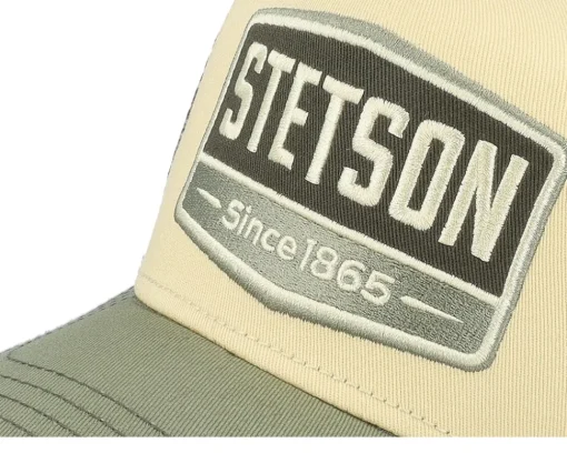 Clearance Stetson Kids Gasoline /Green Trucker - Beige