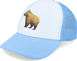 Kids-Kiddo Cap Kids Geometry Capybara Skyblue/White Foam Trucker - White, Blue