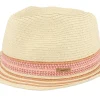 Straw Hat-Barts Kids Hare Hat Rust Trilby Straw Hat -