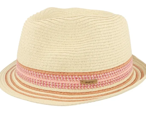 Straw Hat-Barts Kids Hare Hat Rust Trilby Straw Hat -