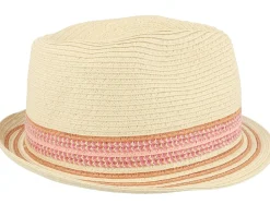 Straw Hat-Barts Kids Hare Hat Rust Trilby Straw Hat -