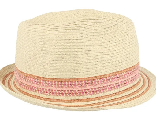 Straw Hat-Barts Kids Hare Hat Rust Trilby Straw Hat -