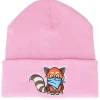Fashion Kiddo Cap Kids Hatsie The Red Panda Pink Beanie -