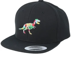 Kids-Kiddo Cap Kids Hawaii T-rex Black Snapback -