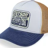Clearance Stetson Kids Heavy Duty Blue/Grey A-Frame Trucker -