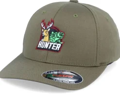 Flexfit | Kids-Hunter Kids Olive Flexfit -